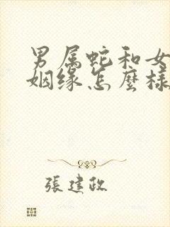 男属蛇和女属羊姻缘怎么样