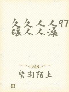 久久人人97超碰人人澡