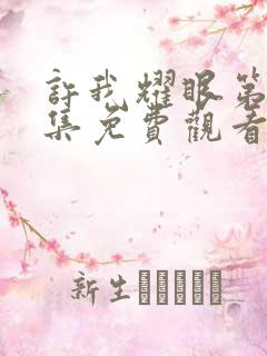 许我耀眼第10集免费观看全集