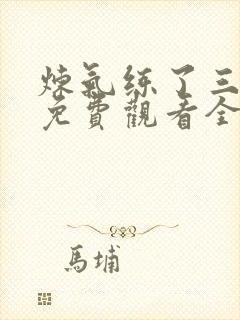 炼气练了三千年免费观看全集