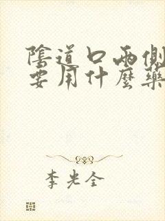 阴道口两侧痒痛要用什么药