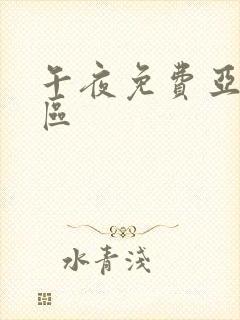 午夜免费亚洲一区