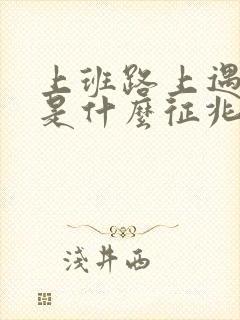 上班路上遇到蛇是什么征兆