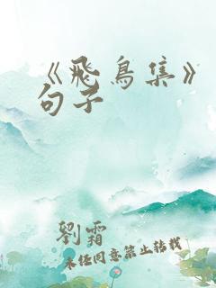 《飞鸟集》优美句子
