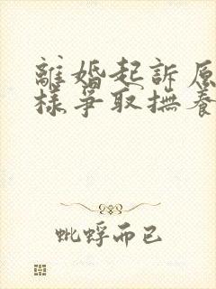 离婚起诉原告怎样争取抚养权