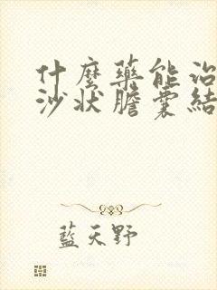 什么药能治疗泥沙状胆囊结石