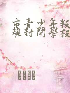 市青少年叛逆正规封闭学校