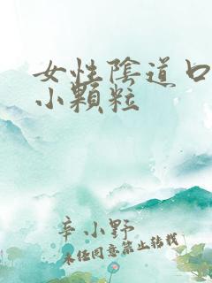 女性阴道口出现小颗粒