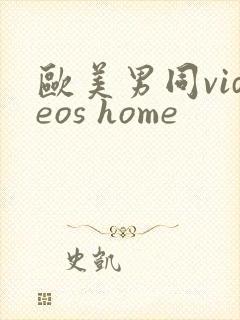 欧美男同videos home