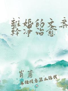 离婚的文案短句干净治愈