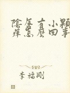 阴唇有小颗粒很痒怎么回事