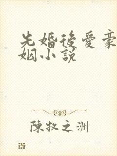 先婚后爱豪门联姻小说