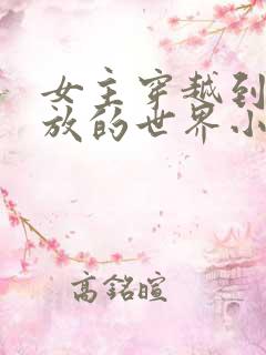 女主穿越到很开放的世界小说