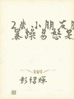 2岁小朋友脾气暴躁易怒是什么原因