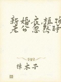 新婚夜,植物人老公忽然睁眼