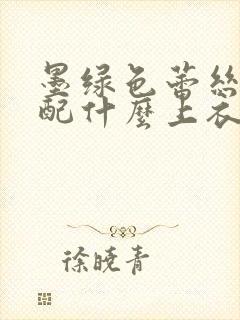 墨绿色蕾丝裙子配什么上衣