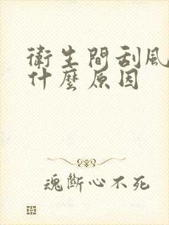 卫生间刮风反味什么原因