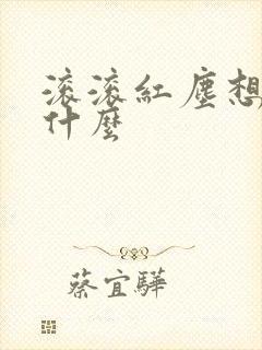 滚滚红尘想表达什么