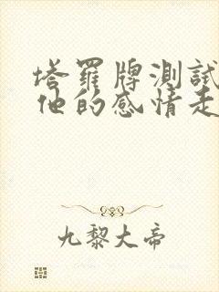 塔罗牌测试我和他的感情走向