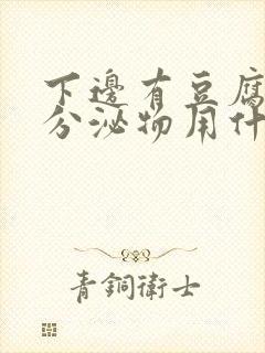 下边有豆腐渣的分泌物用什么药