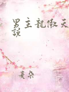 男主龙傲天的小说