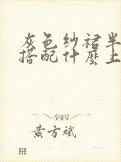 灰色纱裙半身裙搭配什么上衣好看