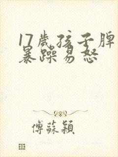 17岁孩子脾气暴躁易怒