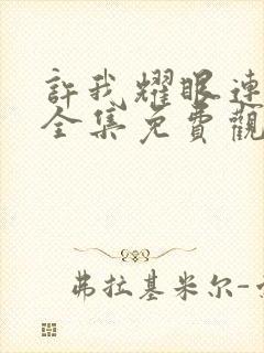 许我耀眼连续剧全集免费观看