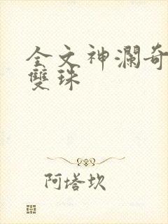 全文神澜奇域无双珠