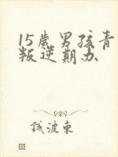 15岁男孩青春叛逆期办