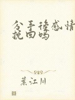 分手后感情还能挽回吗