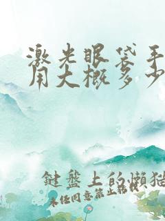 激光眼袋手术费用大概多少钱