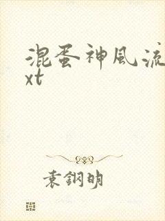 混蛋神风流史txt