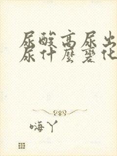 尿酸高尿出来的尿什么变化