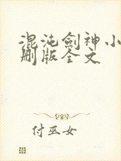 混沌剑神小说未删版全文