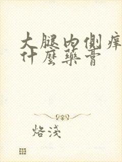 大腿内侧痒要用什么药膏