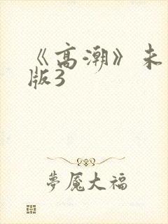 《高潮》未删减版3