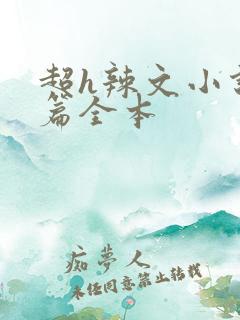 超h辣文小说长篇全本