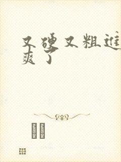 又硬又粗进去太爽了