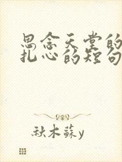 思念天堂的妈妈扎心的短句子