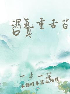 湿气重舌苔黄腻口臭