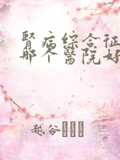 肾病综合征治疗哪个医院好