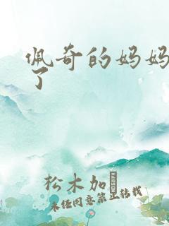 佩奇的妈妈怀孕了