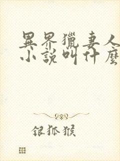 异界猎妻人原著小说叫什么