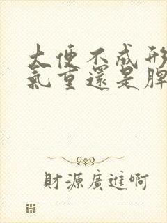 大便不成形是湿气重还是脾虚