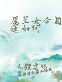 属羊女今日偏财运如何