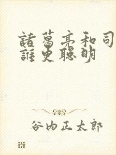 诸葛亮和司马懿谁更聪明