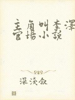 主角叫李泽北的官场小说