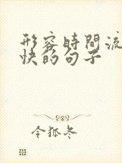 形容时间流逝之快的句子