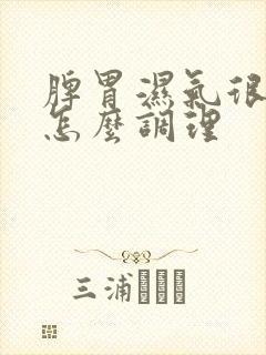 脾胃湿气很重了怎么调理